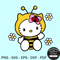 Hello Kitty flower bee SVG, Hello Kitty Bee SVG, Sanrio SVG, Kawaii Cat SVG.jpg