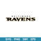 Baltimore Ravens logo text