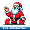 CL-30523_Retro Yoga Santa - 8-Bit Christmas Fitness 8852.jpg