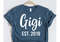 GiGi Shirt, Grandma Gift, GiGi Established Shirt, Grandma Shirt, Christmas Gift GiGi, Pregnancy Announcement Grandparents, Nana Shirt.jpg