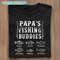 Custom Papa's Fishing Buddies T Shirt, Personalized Father's Day Gift, Fishing Grandpa Birthday Gift, Fishing Buddies Shirt.jpg