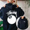 Stussy 8 Ball Shirt, Beefy-T Ball 8 Pool Shirt, Billiard Inspiration Shirt, Unisex Custom Colors Tee Sweatshirt & Hoodie, Gift For Fans.jpg