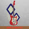 Rebel Rebel Guitar - Bowie Young Sun PNG, David Bowie PNG, Pop Art Digital Png Files.jpg