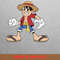 Luffy In Cuphead - Cuphead Brave Battles PNG, Cuphead PNG, Cartoon Digital Png Files.jpg