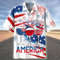 Glass Drinking Cheer Up 4th Of July Patriotic American Flags Aloha Hawaiian Beach Summer Graphic Prints Button Up Shirt.jpg