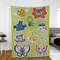 Butterfree Type Pokemon Sticker 16 Lover Sherpa Fleece Quilt Blanket BL2545 - Wisdom Teez.jpg