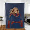 Captain Marvel Marvel Comics Art Fan Sherpa Fleece Quilt Blanket BL1844 - Wisdom Teez.jpg