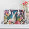Easter Handbag, Bunny Design Purse, Spring Flower Handbag, Ladies Leather Handbag, Unique Easter Handbag, Bunny and Floral handbag,.jpg