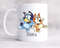 Bluey Heeler & Bingo Cartoon Mug  Bluey, Fun Gift, Coffee Mug, Teenager, Young Adult Mug, Personalized, Blue Dog.jpg