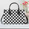 Checkered Purse. Trendy Handbag, Waterproof PU Leather Handbag, Top Handle Vegan Leather, High-quality Crossbody Bag, Shoulder bag.jpg
