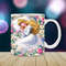 Cute Princess Aurora Mug Wrap, 11oz & 15oz Mug Template, Sleeping Beauty Mug Design, Mug Wrap Template, Instant Digital Download PNG.jpg