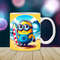 Minions Mug Wrap, 11oz & 15oz Mug Template, Summer Day Mug Sublimation Design, Beach Mug Wrap Template, Instant Digital Download PNG.jpg