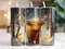 Christmas Highland Cow Tumbler Wrap PNG, Sublimation Digital Download, 20 oz Skinny Tumbler Design, Instant Digital Download Only.jpg