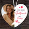 Amazing Girlfriend Hearts Photo Birthday Gift Heart Personalised Ornament.jpg