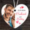 Amazing Husband Red Hearts Photo Birthday Gift Heart Personalised Ornament.jpg