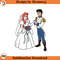 SH163-Ariel Eric Wedding Cartoon Clipart Download, PNG Download Cartoon Clipart Download, PNG Download.jpg