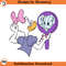 SH1445-Daisy Duck Mirror Cartoon Clipart Download, PNG Download Cartoon Clipart Download, PNG Download.jpg