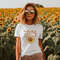 Sunflower Butterfly Shirt, Sunflower Shirt, Butterfly Tee, Mothers Day Gift, Cute Flowers Gift T-shirt, Lady Botanical Shirt, Mom Xmas shirt.jpg