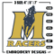 Murray State Racers logo embroidery design, NCAA embroidery, Sport embroidery,Embroidery design,Logo sport embroidery.jpg