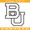 Baylor Bears logo embroidery design, NCAA embroidery, Embroidery design, Logo sport embroidery, Sport embroidery..jpg