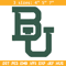Baylor University logo embroidery design, NCAA embroidery,Sport embroidery,Logo sport embroidery,Embroidery design.jpg