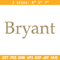 Bryant University logo embroidery design,NCAA embroidery,Sport embroidery,logo sport embroidery,Embroidery design.jpg
