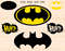 Batman Logo Svg, Batman Silhouette Svg, Superhero SVG, Batman Face Svg