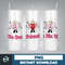 Valentine Bad Bunny Libbey Cup Png, Benito is my Valentine 20 oz Beer Glass Can Wrap, Bad Bunny Sad Heart Kisses Png Beer Glass (4).jpg