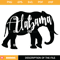Alabama In Elephant SVG, Elephant Outline SVG.jpg