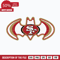 Bat San francisco 49ers svg, 49ers svg, Nfl svg, png, dxf, eps digital file NFL071020207L.jpg