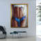 Erotic woman canvas, nude woman art, bird and sexy woman home decor, nude wall art, nude art, female body canvas painting.jpg