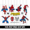 Spiderman SVG bundle, Spiderman clipart, cutfiles, dxf, eps, png files.jpg