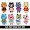 8 Pigs SVG pack! Get animal crossing pig villagers svg.jpg