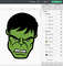 Hulk Svg Files, Hulk Png Files, Vector Png Images, SVG Cut File for Cricut, Clipart Bundle Pack