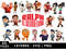 Wreck It Ralph Svg Files, Wreck It Ralph Png Files, Vector Png Images, SVG Cut File for Cricut, Clipart Bundle Pack