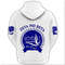 Zeta Phi Beta Pearl White Hoodie, African Hoodie For Men Women