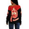 Delta Sigma Theta Red Women Off Shoulder Drinking Style, African Women Off Shoulder For Women