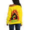 Tigray Strong (Yellow) Women's Off Shoulder, African Women Off Shoulder For Women