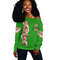 AKA Sorority Pearl Green Offshoulder 01, African Women Off Shoulder For Women