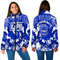 Zeta Phi Beta Paisley Bandana Tie Dye Style Women Padded Jacket, African Padded Jacket For Men Women