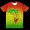 African Map Art T-shirt, African T-shirt For Men Women