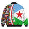 Djibouti Flag and Kente Pattern Special Bomber Jacket, African Bomber Jacket For Men Women