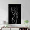 Nude Woman Wall Art Decor, Naked Girl Painted Glass, Sexy Woman Body Photo Poster, Sensual Canvas Print, Christmas Decor, Canvas Wall Art,.jpg