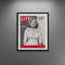 LIFE magazine, Marilyn Monroe's debut on the magazine's cover Photo Portrait Framed Canvas Print, Famous American actress, Vintage Poster.jpg