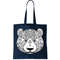 Sugar Flower Grey Style Panda Bear Tote Bag.jpg