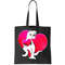 Tyrannosaurus Rex Valentine Heart Dinosaur Tote Bag.jpg