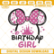 Birthday Girl Embroidery Design, Minnie Castle Embroidery File.jpg