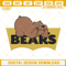 Grizz Bear Embroidery Designs, We Bare Bears Embroidery Files.jpg