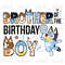 Bluey Brother of the Birthday Boy Clipart Elements, Letters Set, Blue Dog Sublimate Bday Party1.jpg
