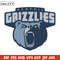 Memphis Grizzlies logo embroidery design, NBA embroidery, Sport embroidery,Embroidery design,Logo sport embroidery.jpg